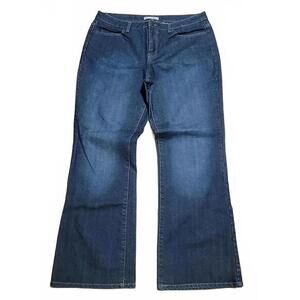 Fashion Bug Jeans Womens Plus Size 16W Blue Denim Stretch Pockets New